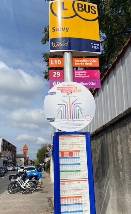 Appartement T2 neuf bien placé jardin et parking gratuit à Toulouse Extérieur photo